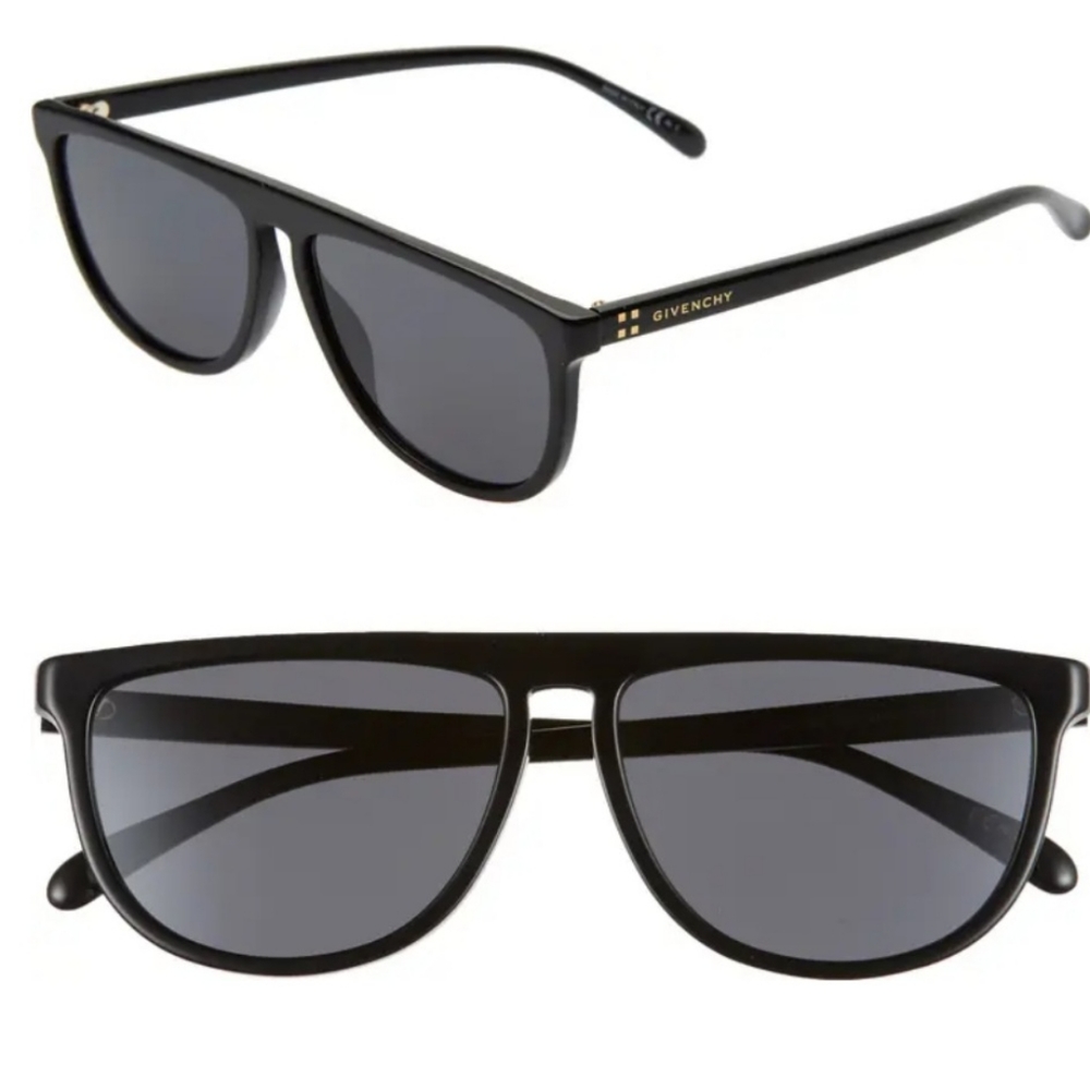 Givenchy black Flat Top Sunglasses 57mm